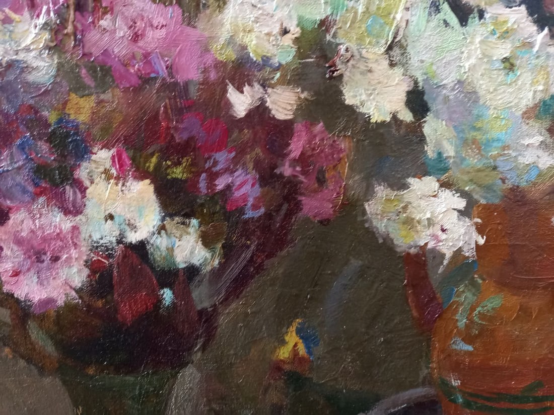 Oil painting Chrysanthemums Alex Ditriev - 6