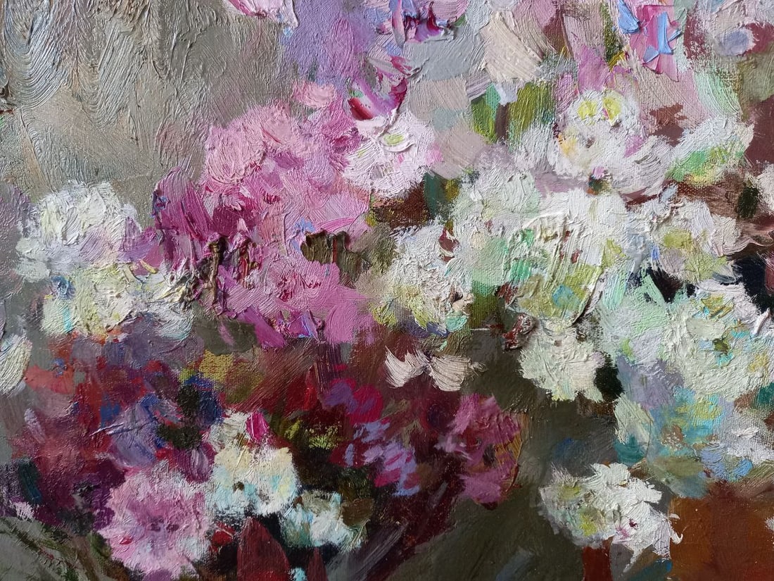 Oil painting Chrysanthemums Alex Ditriev - 7