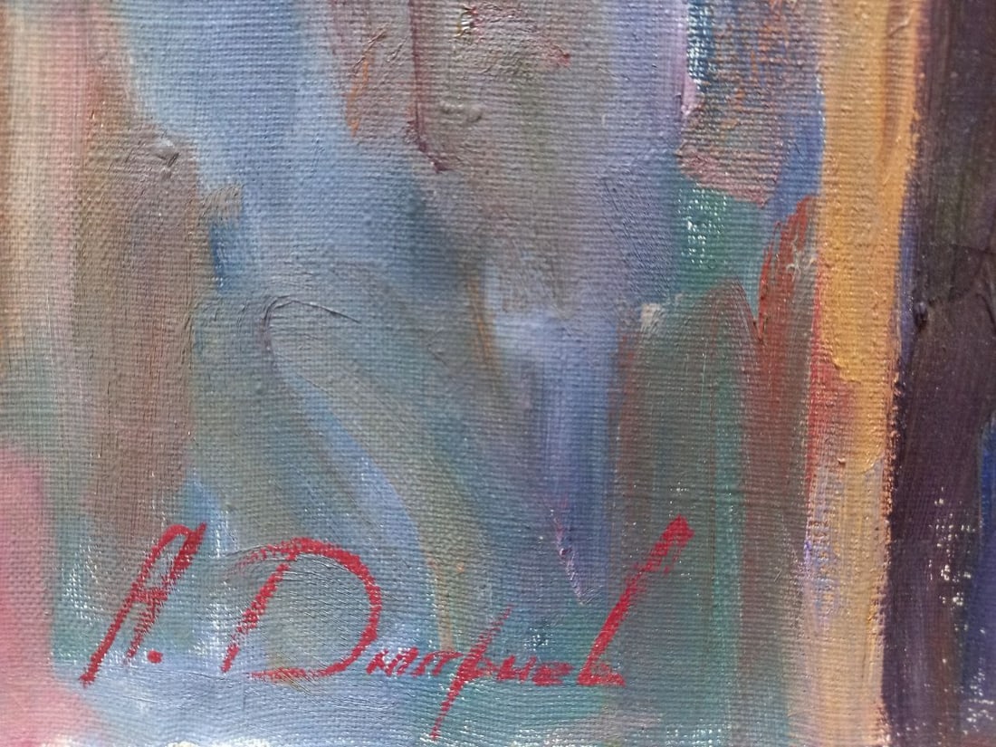 Oil painting Evening roses Alex Ditriev - 10