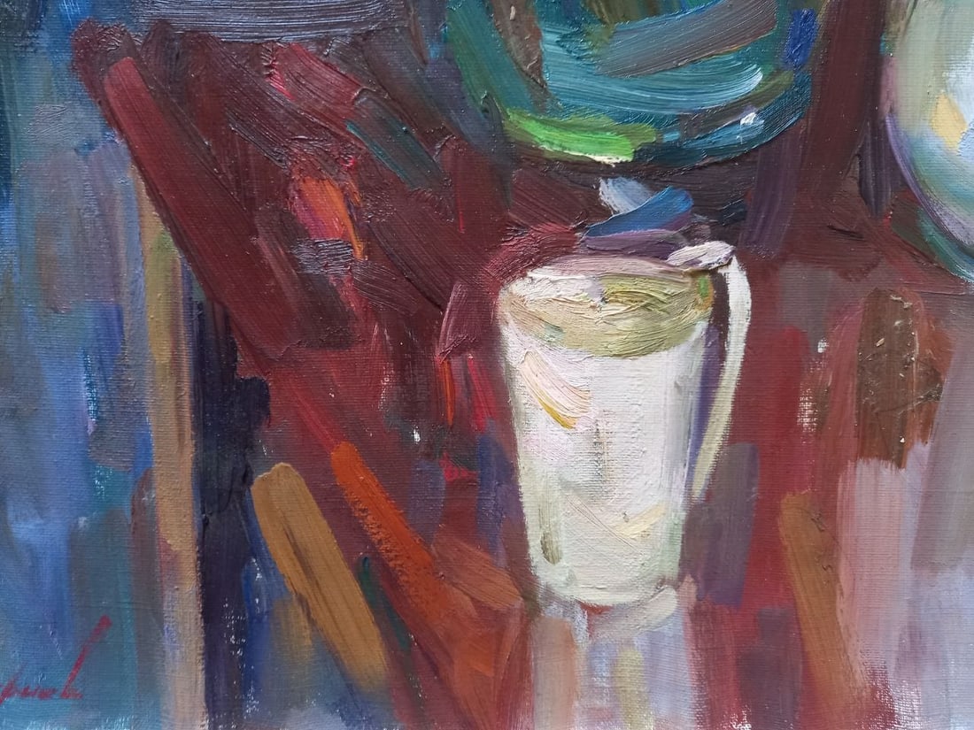 Oil painting Evening roses Alex Ditriev - 9