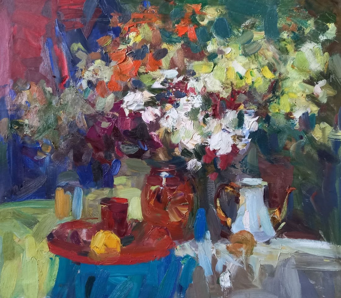 Oil painting Summer mood Alex Ditriev (1 of 9)