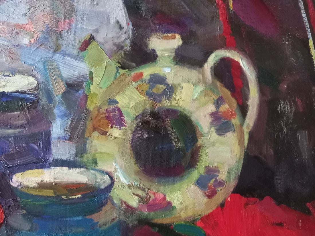 Oil painting Ukrainian still life Alex Ditriev - 6