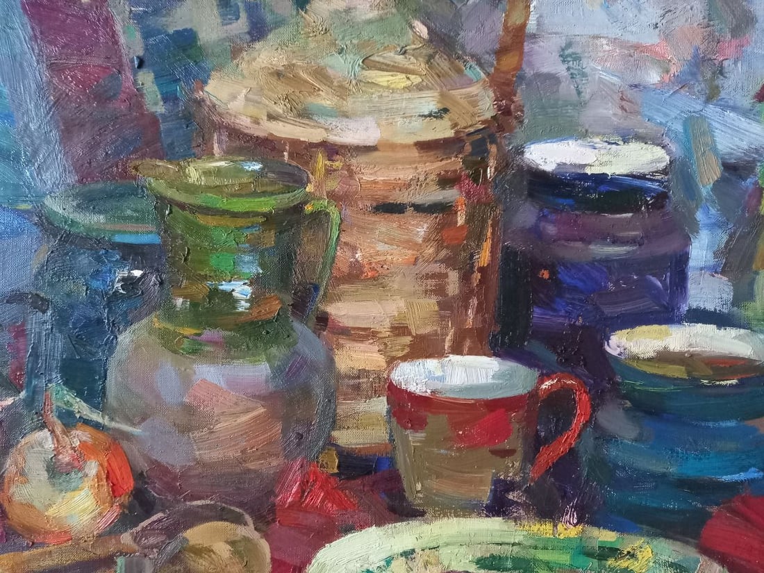 Oil painting Ukrainian still life Alex Ditriev - 9