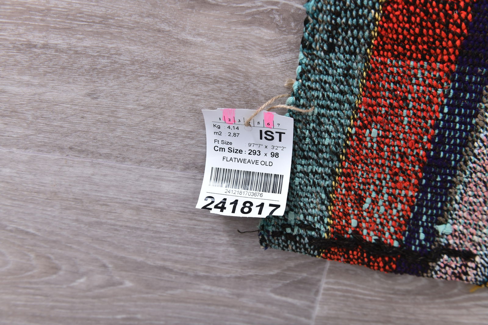 3'2'' x 9'7'' Turkish Flatweave Kilim Rug - 241817 - 13