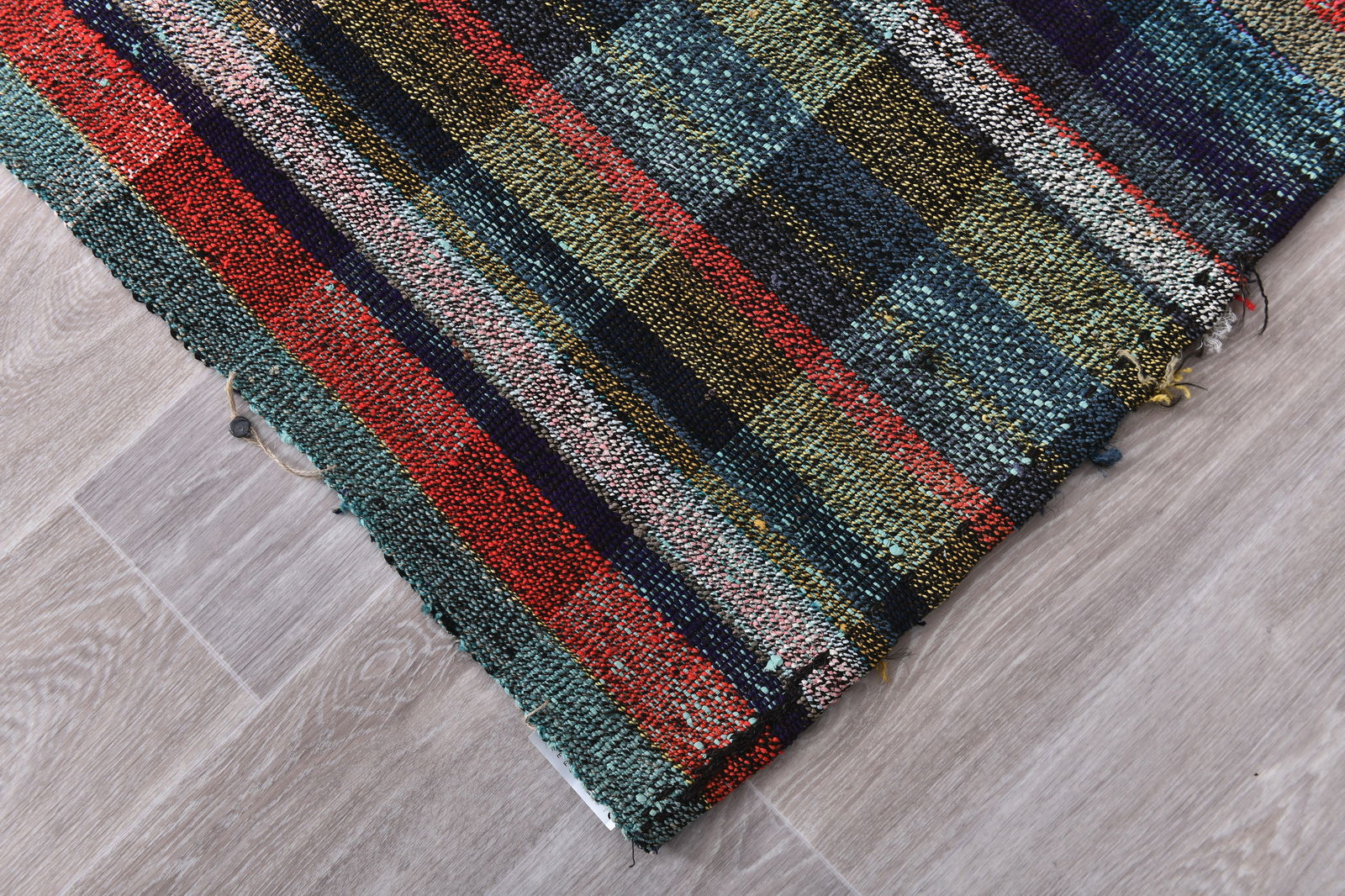 3'2'' x 9'7'' Turkish Flatweave Kilim Rug - 241817 - 7