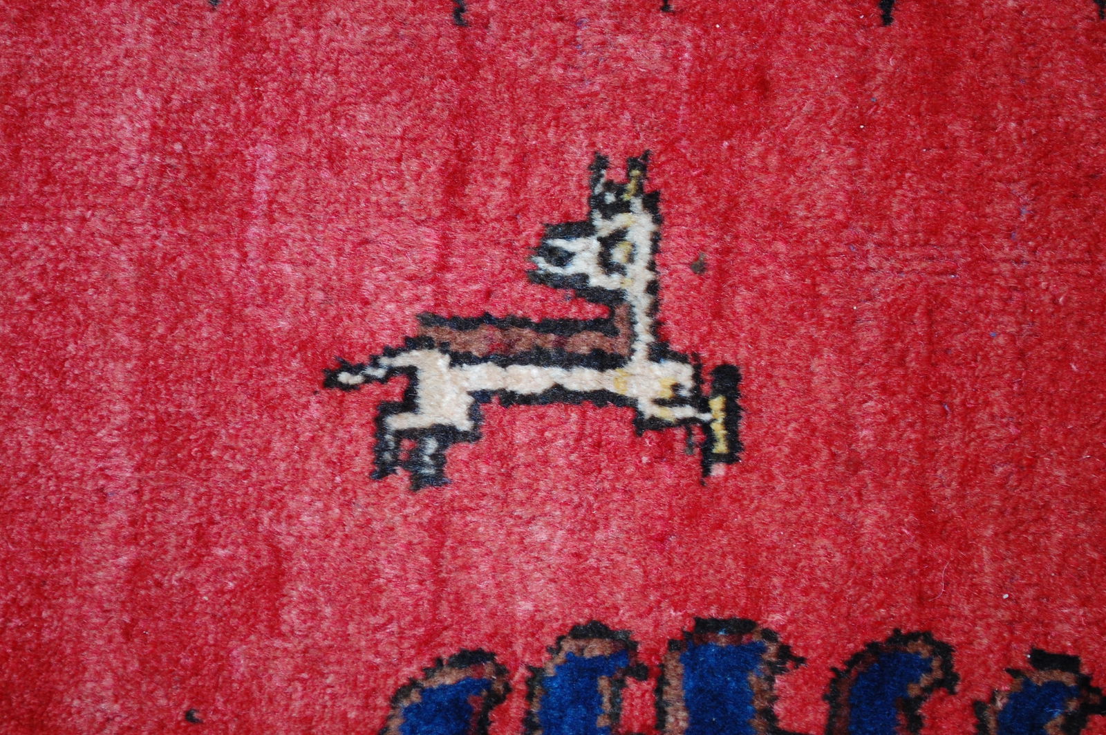 OLD,ANTIQUE CAUCASIAN RUG 10'2" X 7'6" - 10