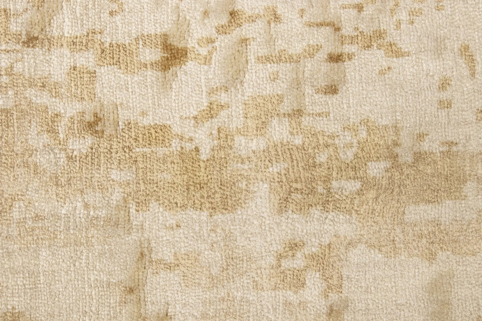 Distressed Beige Brown Abstract 5X8 Hand-Tufted Modern Rug - 8