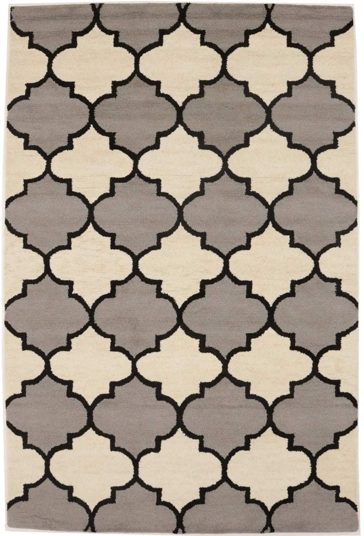 Multicolored Trellis 5X8 Hand-Tufted Modern Rug: Title: Multicolored Trellis 5X8 Hand-Tufted Modern RugDescription:Multicolored Trellis Design Plush 5X8 Hand-Tufted Modern Rug Kids Bedroom CarpetMaterials: WoolDimensions:5'0 X 8'0 Ft Reserve: