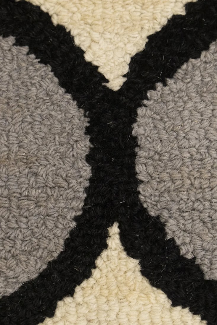 Multicolored Trellis 5X8 Hand-Tufted Modern Rug - 8