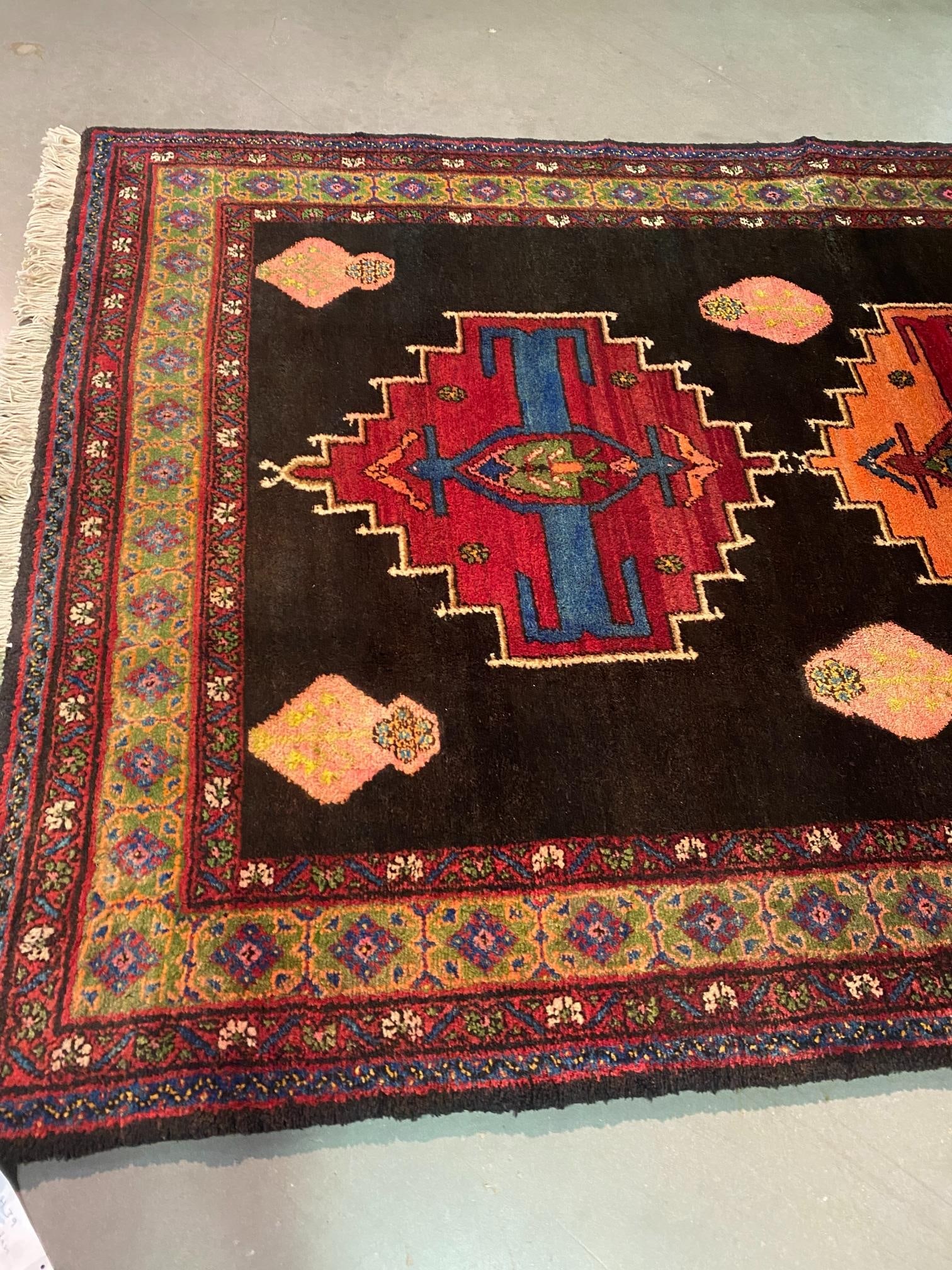Unique Persian Hamedan Rug 5.4x8' - 6