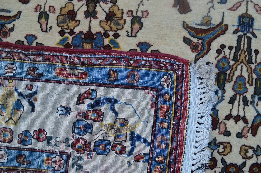 11080 PERSIAN KESHAN CARPET: 1.94 × 1.37 m (2.66 m²) - 6