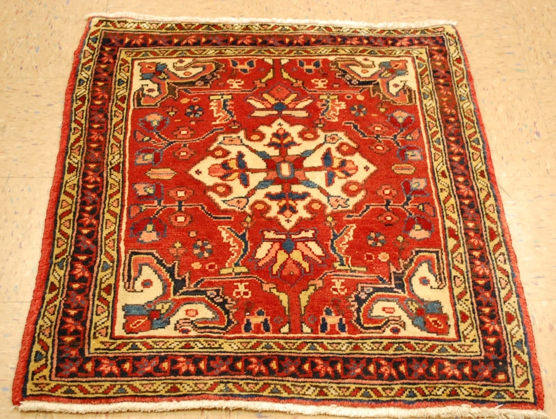 PERSIAN HERIZ RUG 2.9x3.4 (1 of 9)