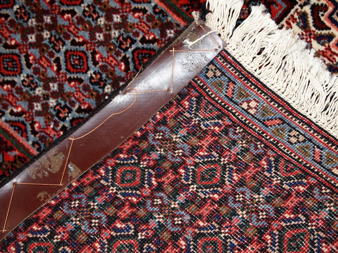 Handmade vintage Persian Nain rug 2.5' x 3.3' (76cm x 100cm) 1970s - 9