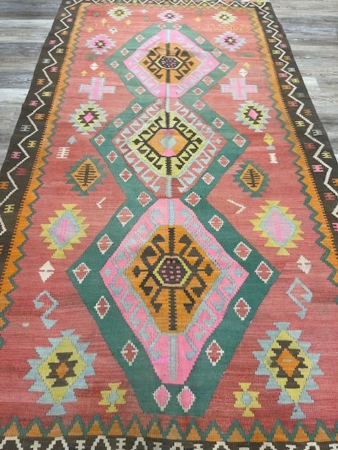 Dated Armenian Kilim Caucasian Rug-4891 - 10