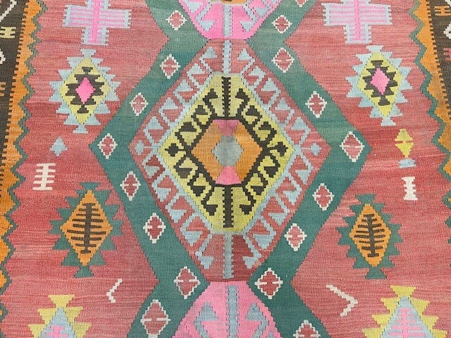 Dated Armenian Kilim Caucasian Rug-4891 - 3