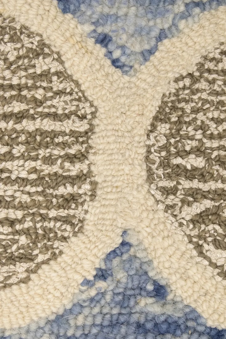 Multicolored Trellis 5X8 Hand-Tufted Modern Rug - 13