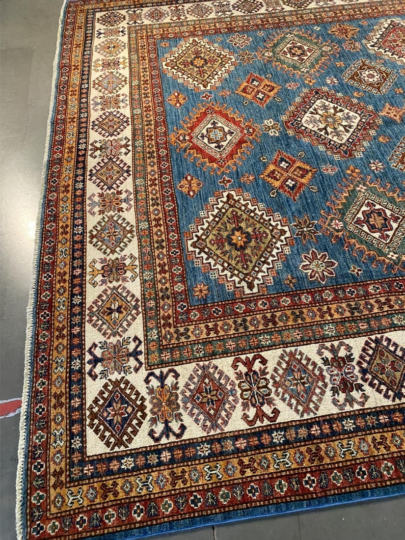 EXQUISITE FINE SUPER KAZAK RUG 8' x10'.5" - 6