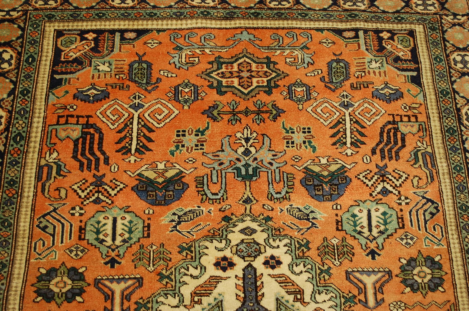 ANTIQUE CAUCASIAN RUG 4.7x9.7 - 7