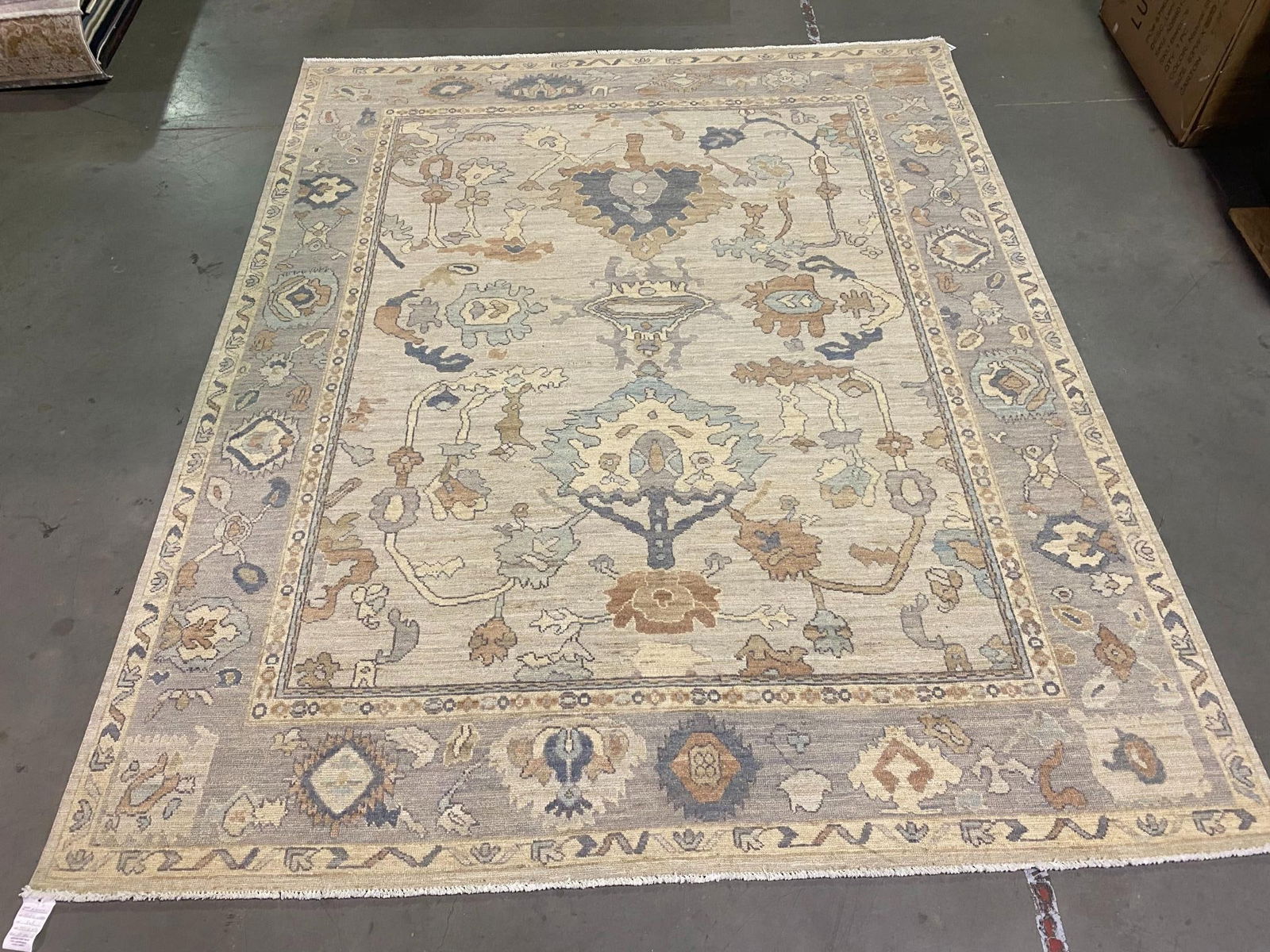 Fabulous Oushak Rug 8'x9'.8" (1 of 9)