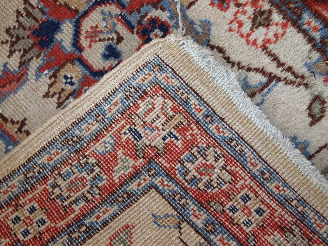 Handmade vintage Pakistani Lahore rug 2.5' x 4.6' ( 77cm x 141cm ) 1950s - 13