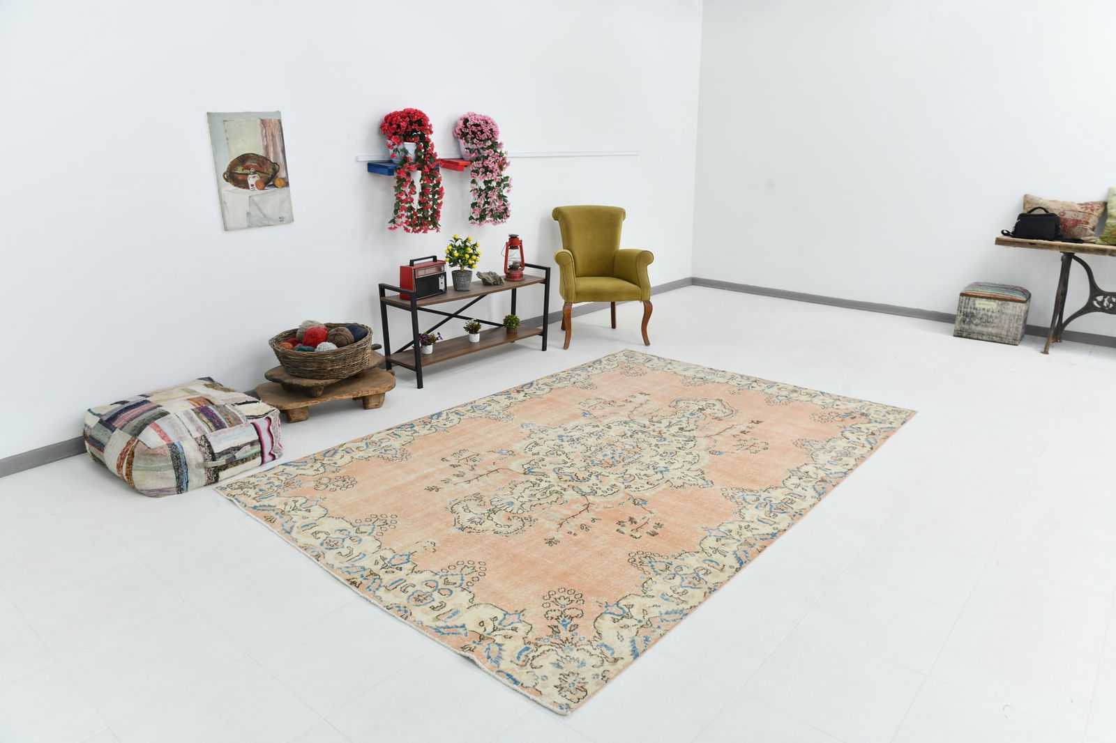 6'9'' x 10'1'' Turkish Handmade Kilim Rug - 18687 - 19