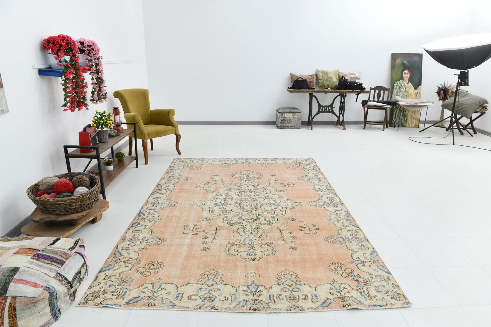 6'9'' x 10'1'' Turkish Handmade Kilim Rug - 18687 - 20