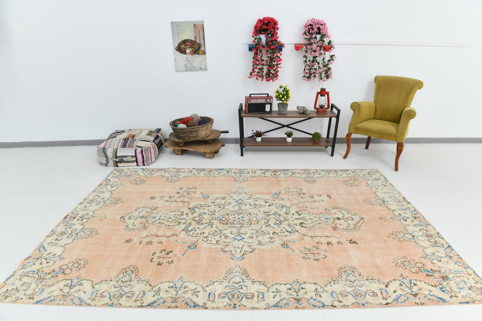 6'9'' x 10'1'' Turkish Handmade Kilim Rug - 18687 - 2