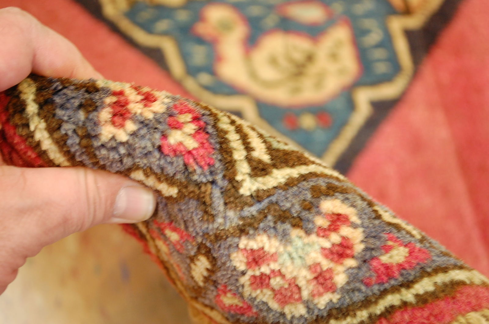 PERSIAN TABRIEZ RUG 2' 4" x 3' 3" - 5