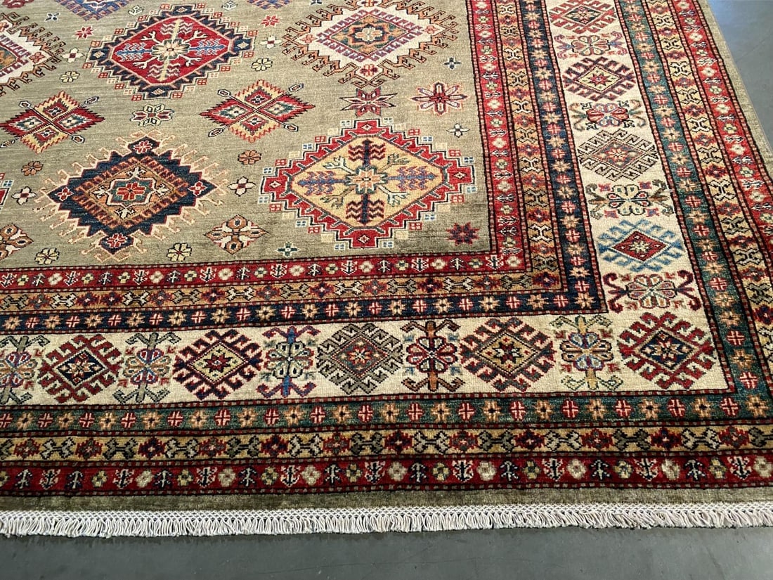 EXQUISITE FINE SUPER KAZAK RUG 8'.3"x10'.2" - 2