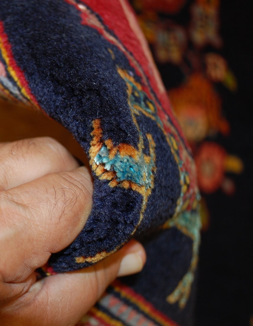 PERSIAN -KASHAN RUG 3'1" x 3'1" - 13