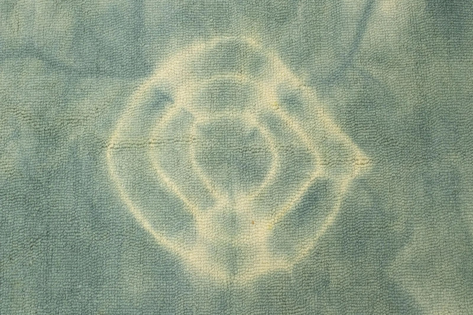 Dark Green Tie-Dye 5X8 Hand-Tufted Modern Rug - 8