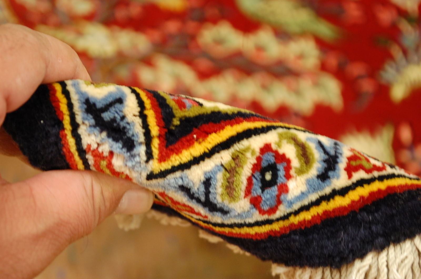 PERSIAN -KESHAN RUG 2'1" x 3'2" - 7