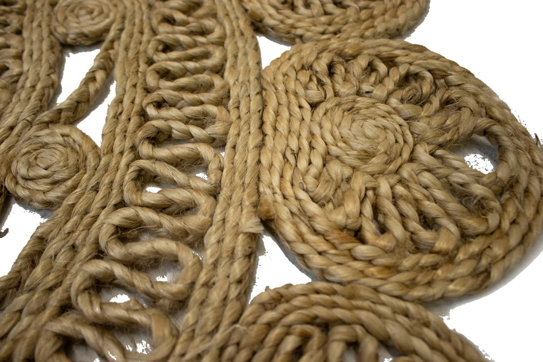 Reversible Braided Style 4X4 Jute Modern Round Rug - 7