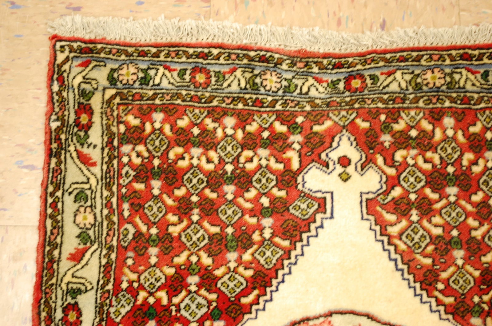 Persian BEJAR RUG 2'4" x 2'10" - 4