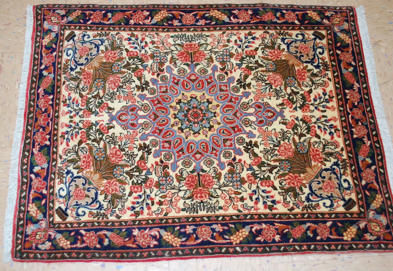 Persian BEJAR RUG 2'7" x 3'3" - 9