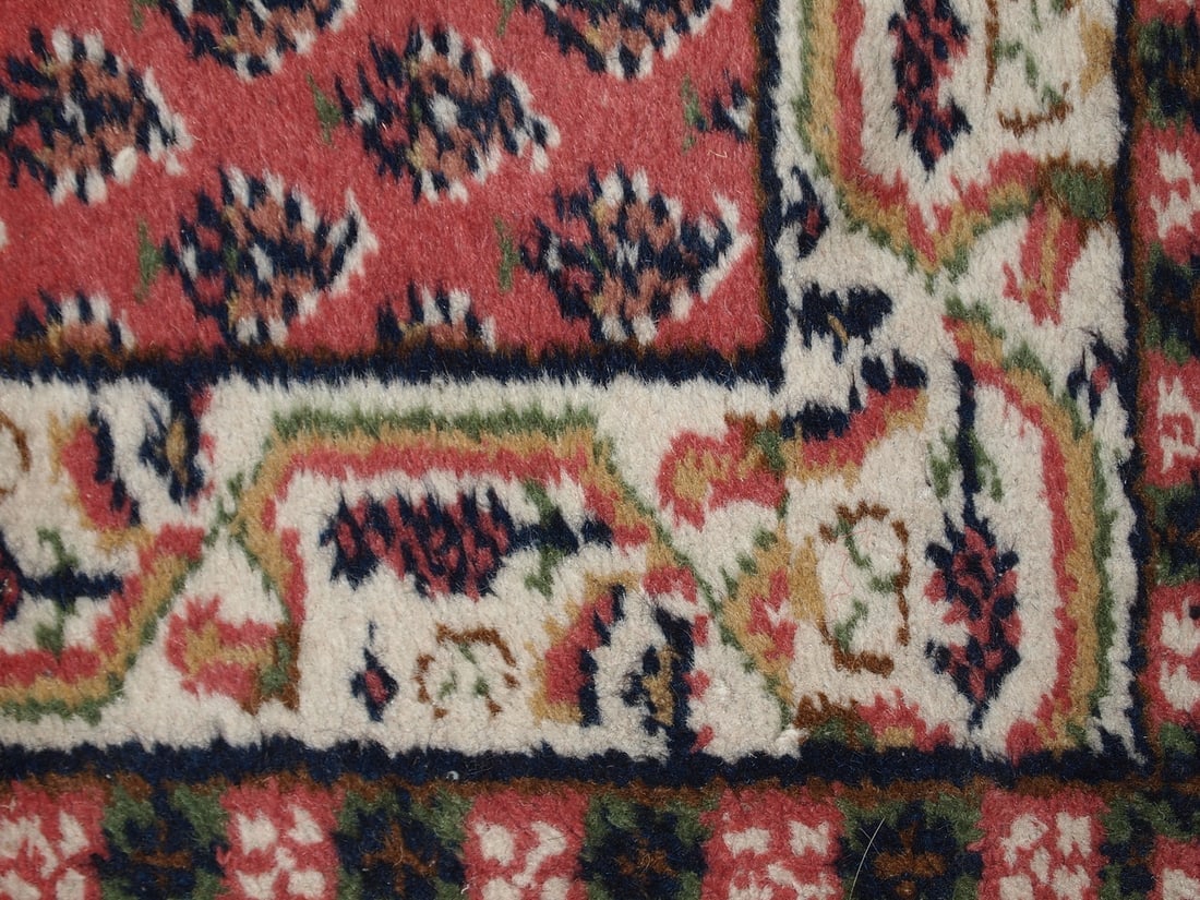 Handmade vintage Indi-Seraband rug 2' x 2.9' (62cm x 90cm) 1970s - 5