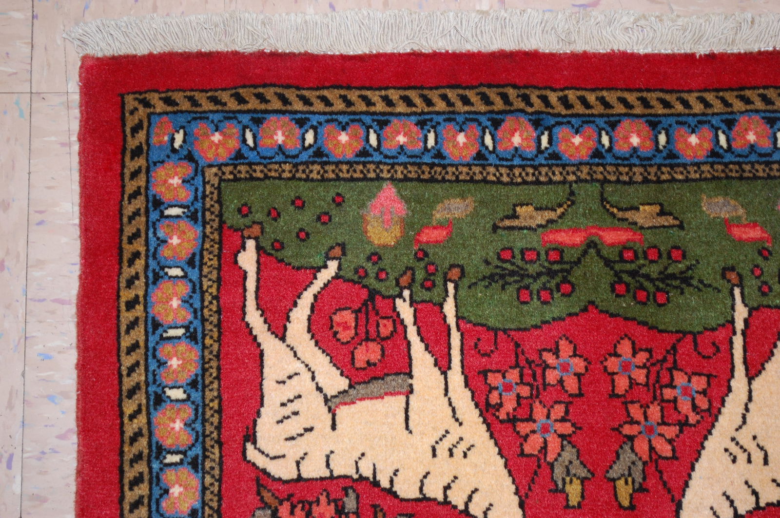 Persian BEJAR RUG 2'1" x 2'10" - 4