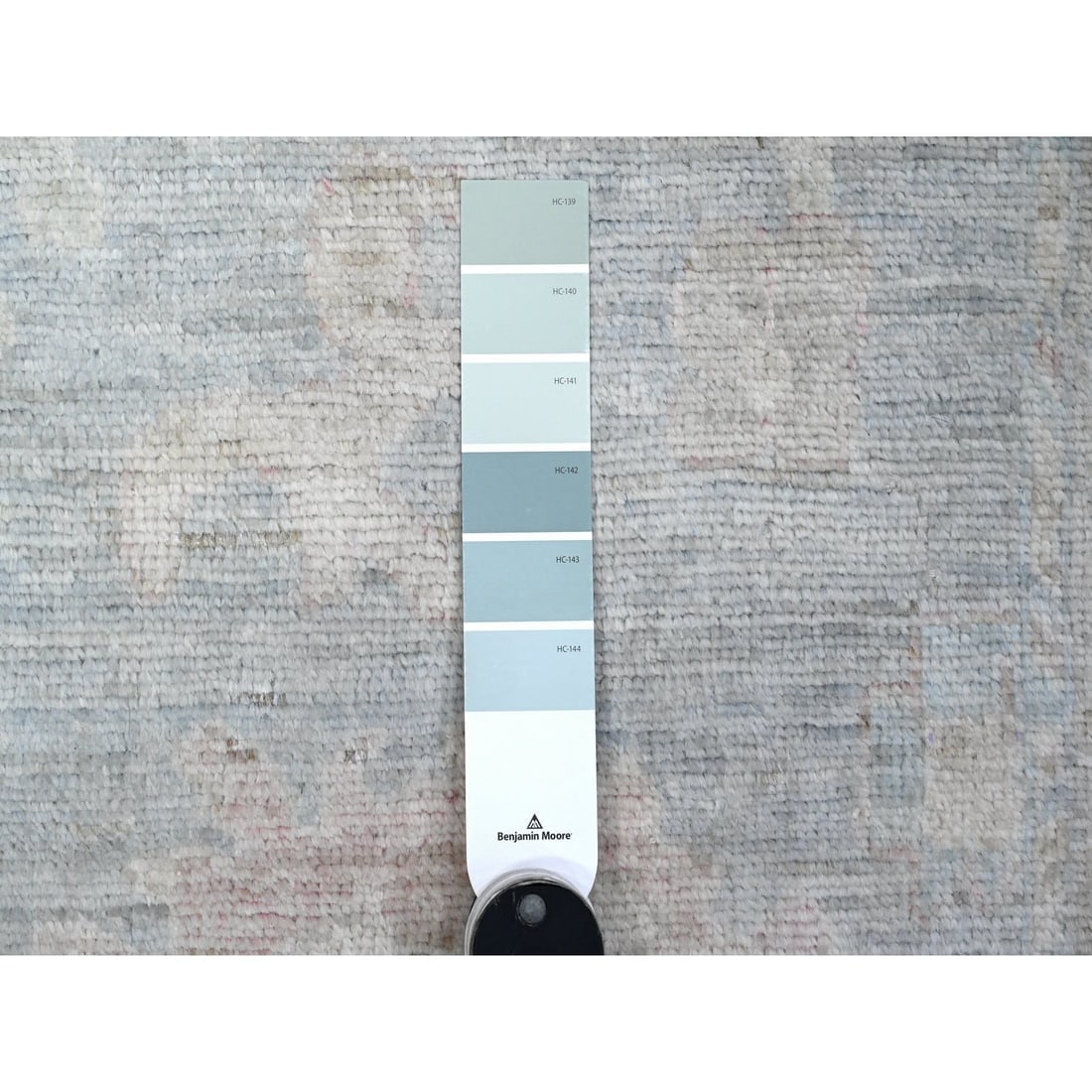 Ruddy Blue Angora Oushak Hand Knotted XL Runner Oriental Rug - 3