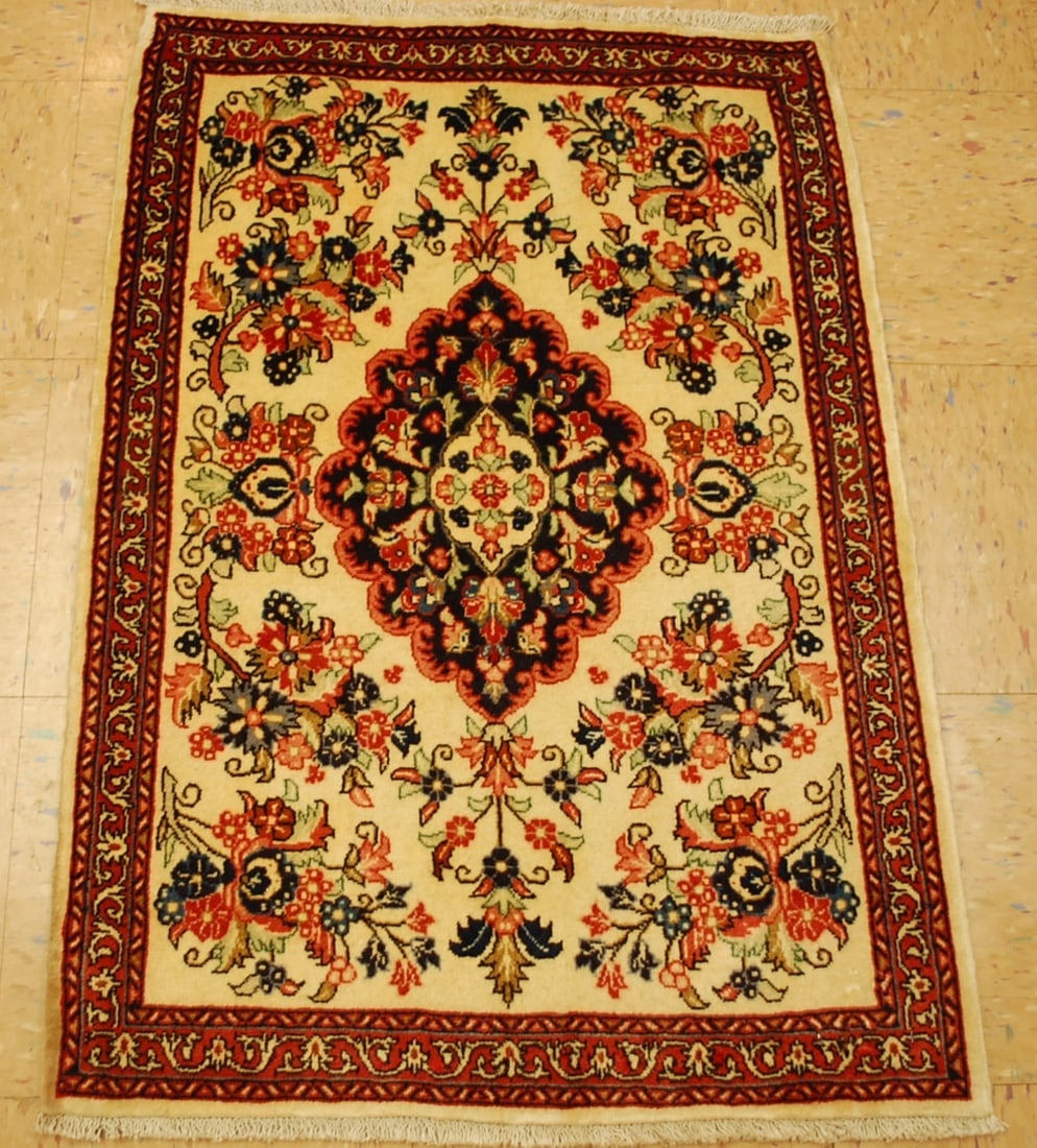 PERSAN SAROUK RUG 2' 3" x 3' 3" (1 of 10)