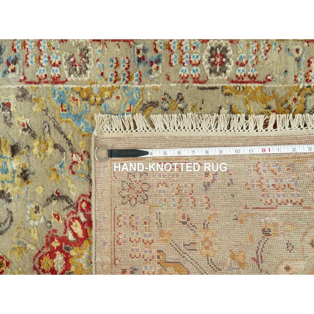 Dandelion Beige, Hand Knotted, Soft to Touch, The Sunset Rosettes - 8