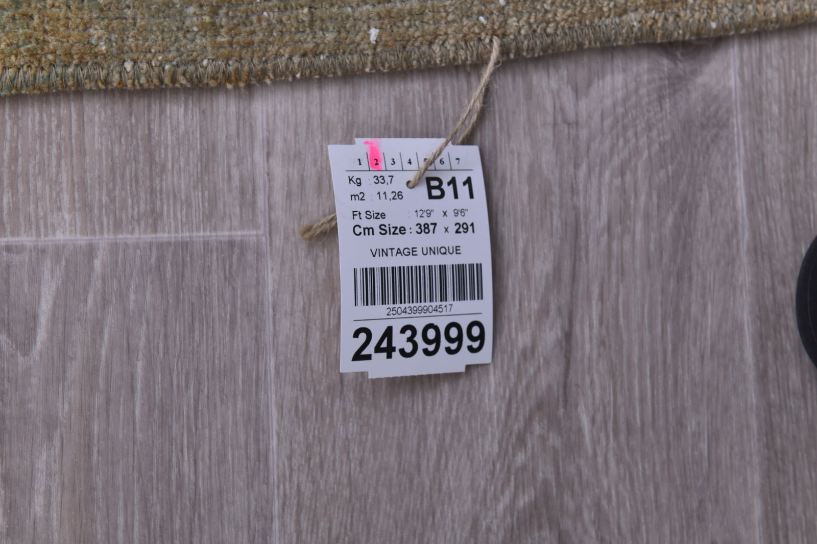 9'6'' x 12'8'' Turkish Handmade Kilim Rug - 243999 - 14