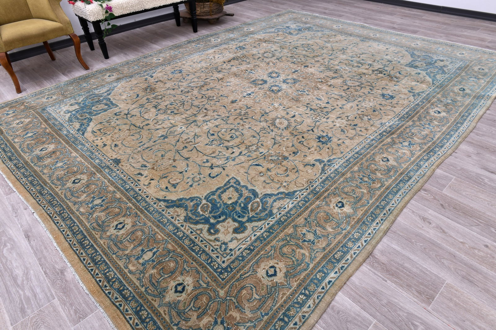 9'6'' x 12'8'' Turkish Handmade Kilim Rug - 243999 - 2