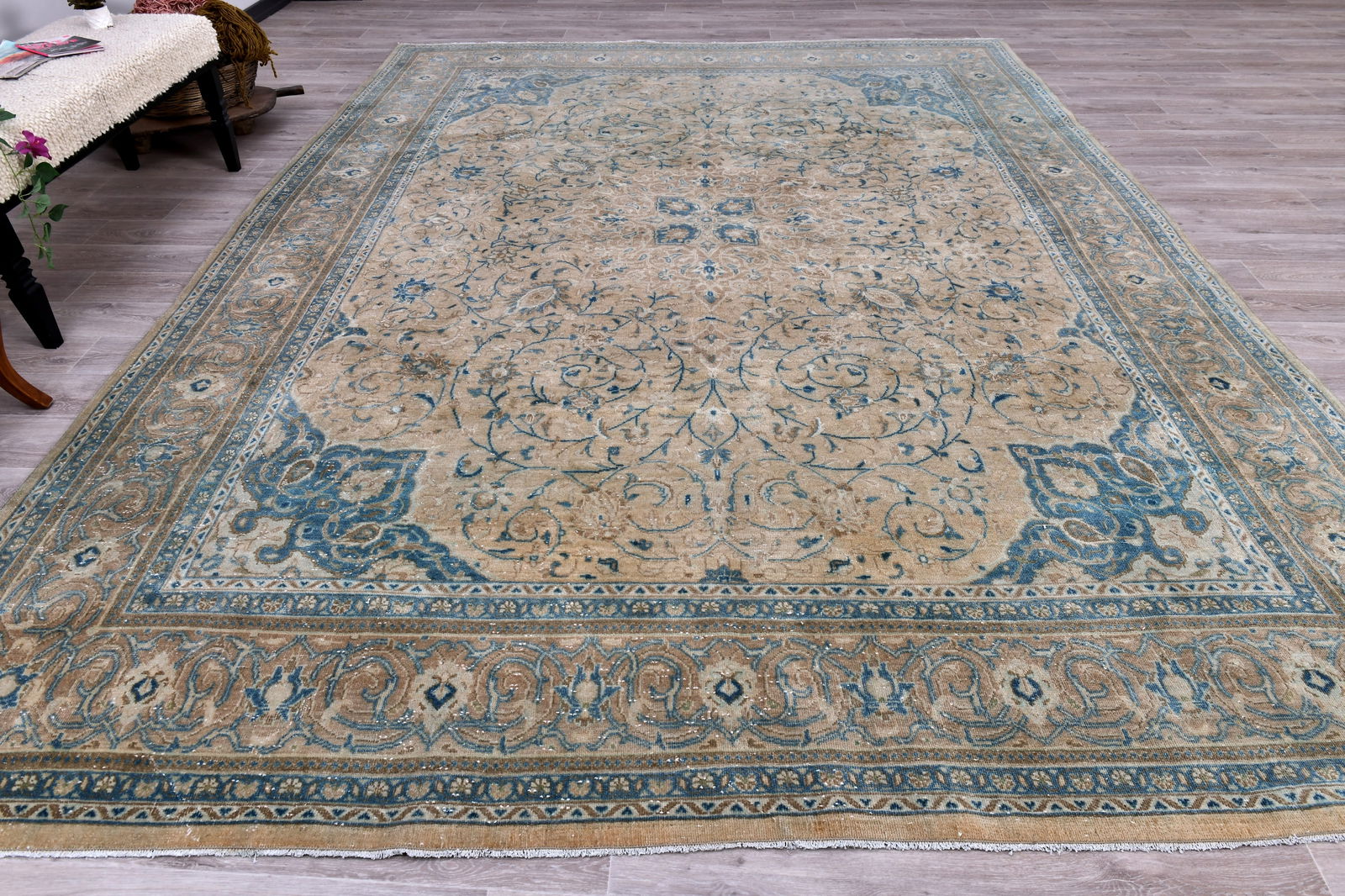 9'6'' x 12'8'' Turkish Handmade Kilim Rug - 243999 - 3