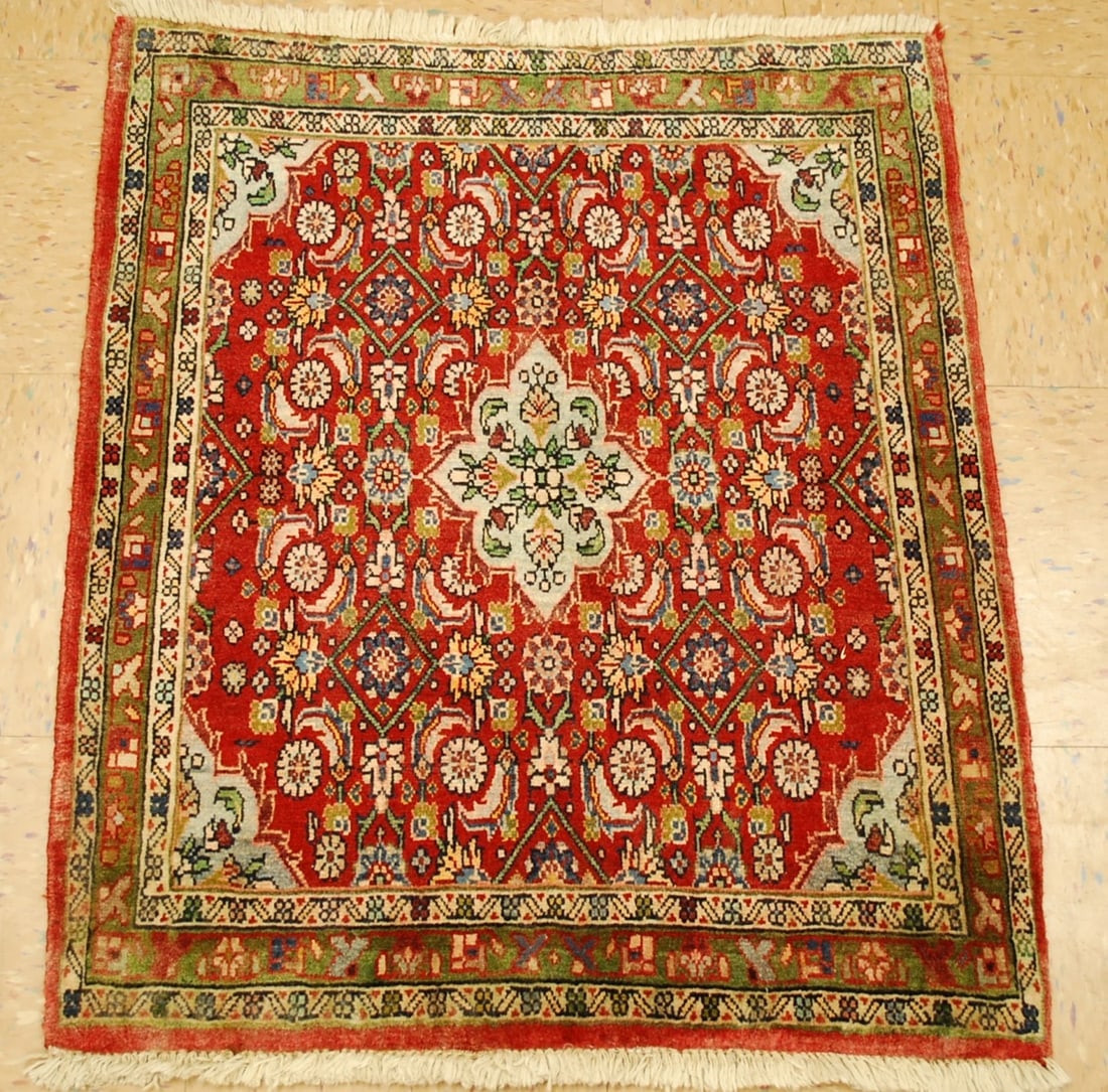 Persian BEJAR RUG 2'6" x 2'10" (1 of 8)
