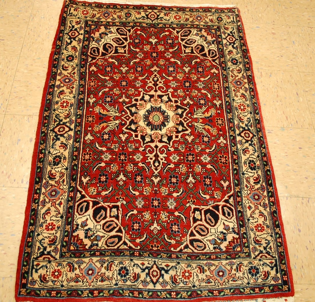 PERSIAN BEJAR RUG. 2'10" X 4'5" (1 of 12)