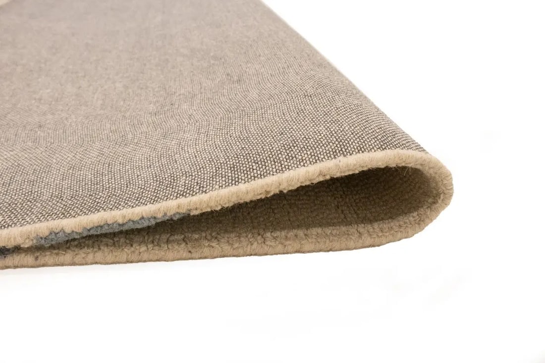 Cream & Gray Trellis 5X8 Hand-Tufted Modern Rug - 10