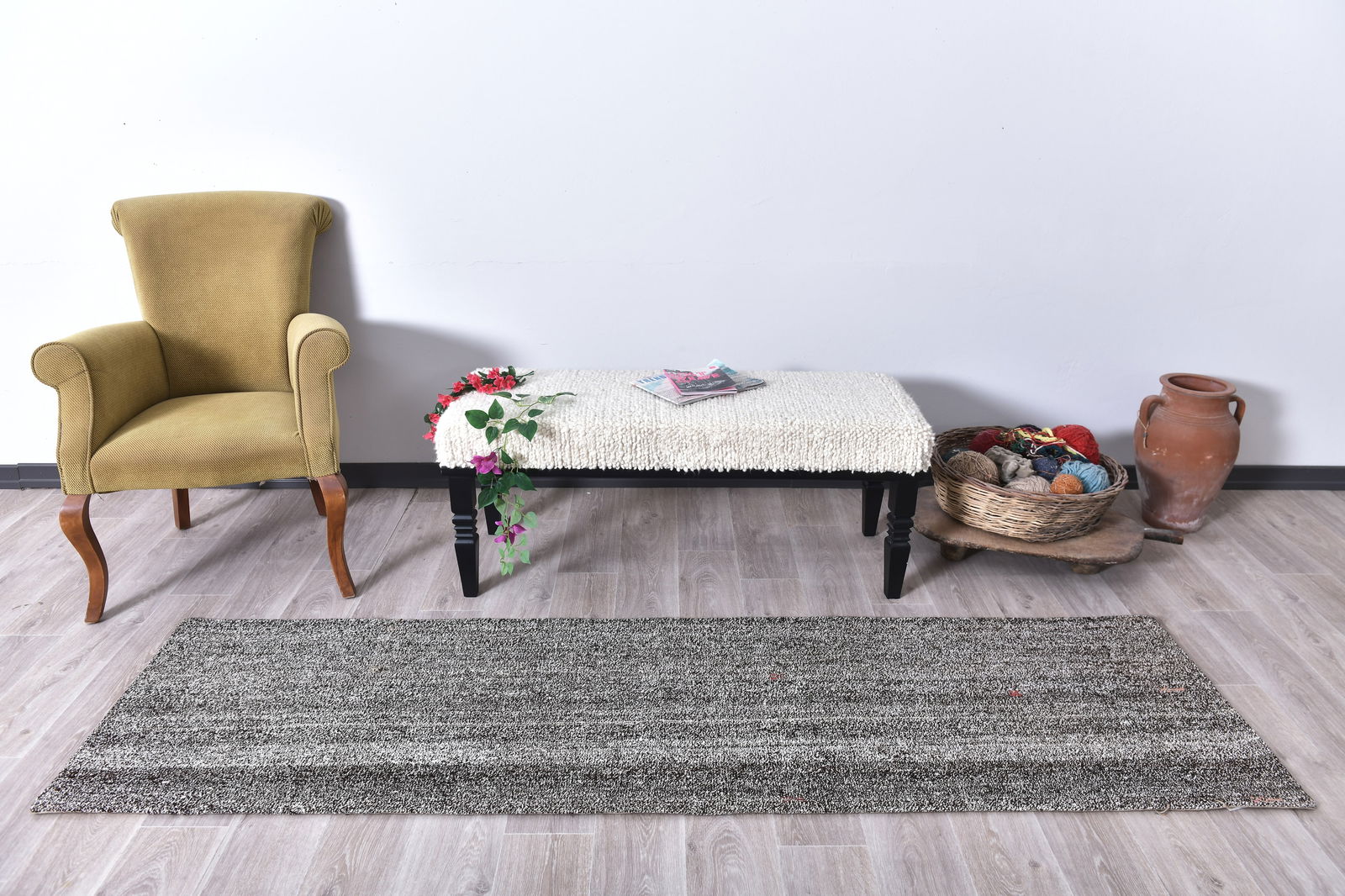 2'3'' x 8'1'' Turkish Flatweave Kilim Rug - 241648 (1 of 14)