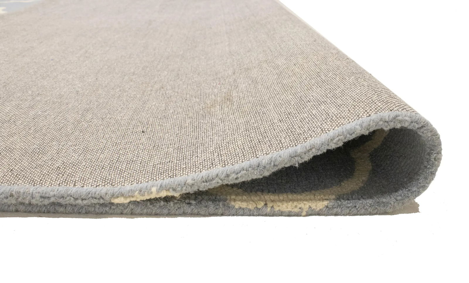 Cool Gray Trellis 5X8 Hand-Tufted Modern Rug - 14