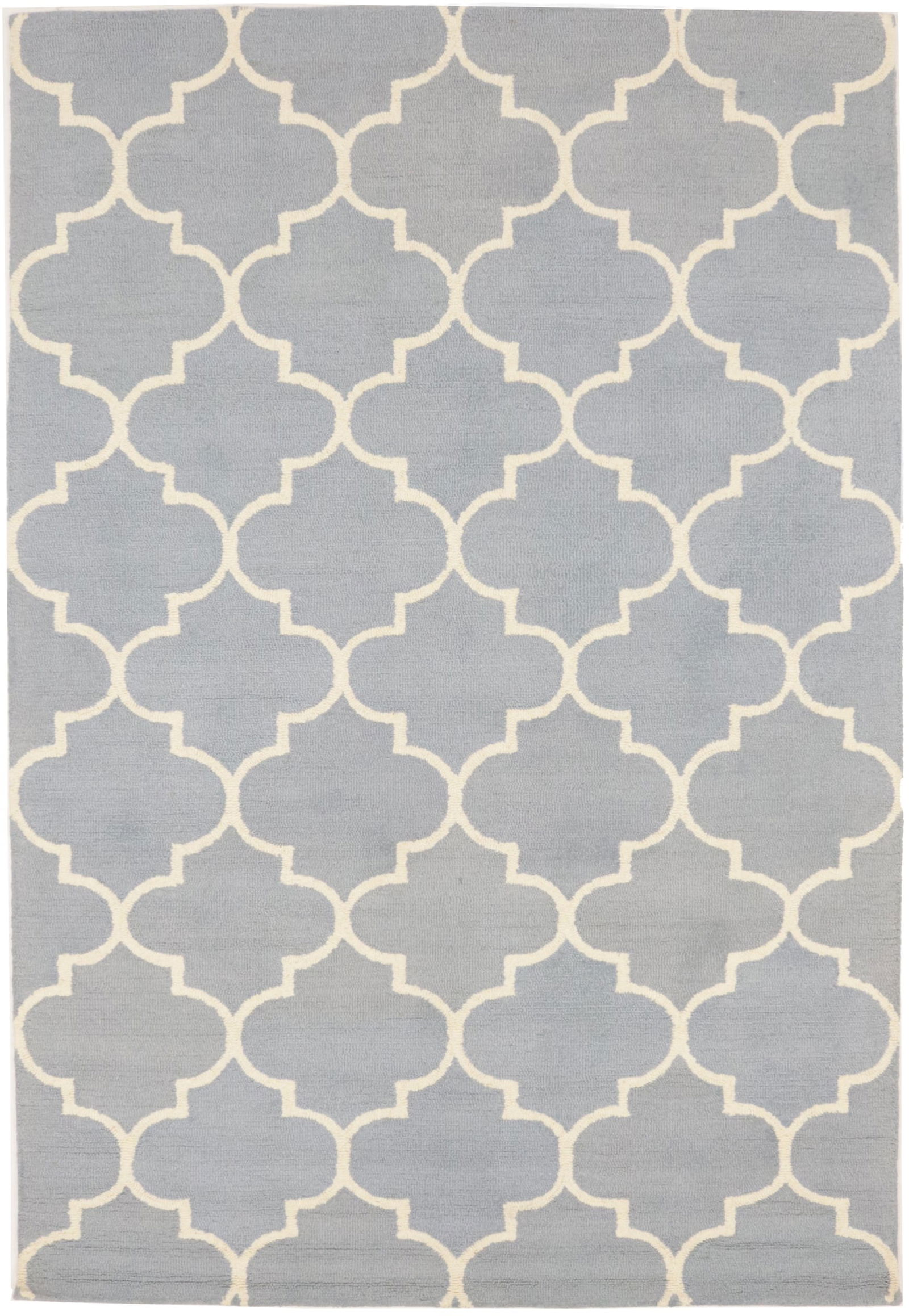 Cool Gray Trellis 5X8 Hand-Tufted Modern Rug: Title: Cool Gray Trellis 5X8 Hand-Tufted Modern RugDescription:Modern Trellis Design Gray Hand-Tufted 5X8 Wool Modern Rug Studio Office CarpetMaterials: WoolDimensions:5'0 X 8'0 Ft Reserve: $254.00 