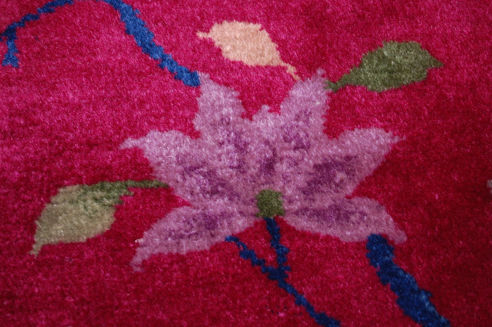 c1920s ANTIQUE ART DECO WALTER NICHOLS CHINESE RUG 4'1" x 6'8" - 19